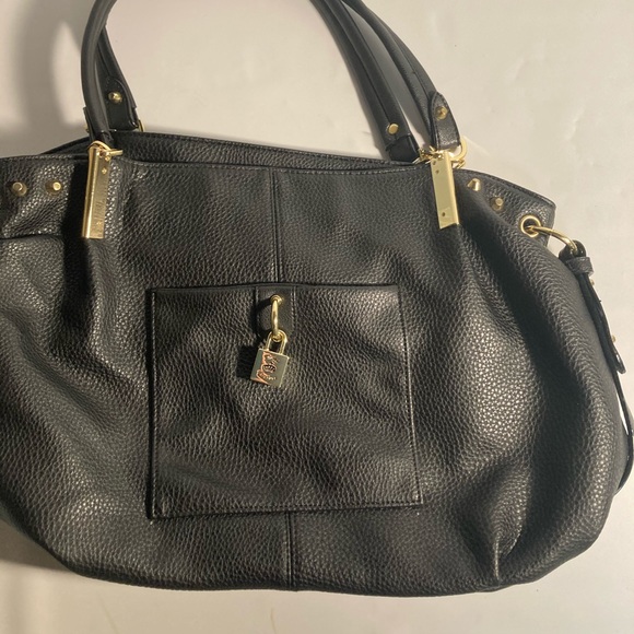 Juicy Couture Bags Juicy Couture Black Leather Large Shoulder Bag
